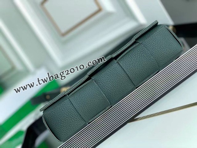 Bottega veneta高端女包 KF0017荔枝紋 寶緹嘉CASSETTE新款荔枝紋牛皮女包 BV經典款單肩斜挎包  gxz1274